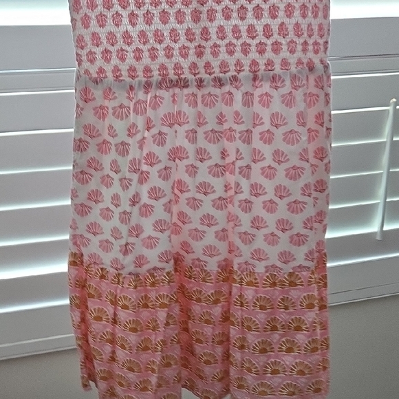 J. Crew Pink and White Midi Dress - Picture 4 of 7